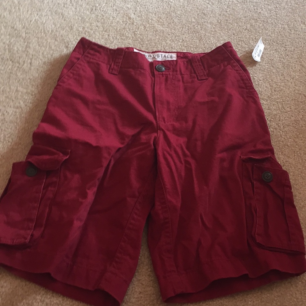 Men’s red shorts